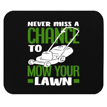 Discover Landscaper Gardener Lawn Mowing Saying Mouse Pads