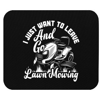 Discover Landscaper Gardener Lawn Mowing Go Mouse Pads
