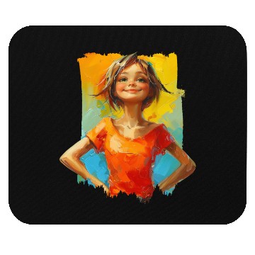 Discover Confidence with bold paint strokes and fearless Mouse Pads