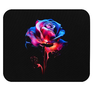 Discover Lover Artwork Graphic Flower Mouse Pads