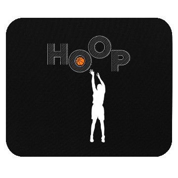 Discover HOOP I love basketball Mouse Pads