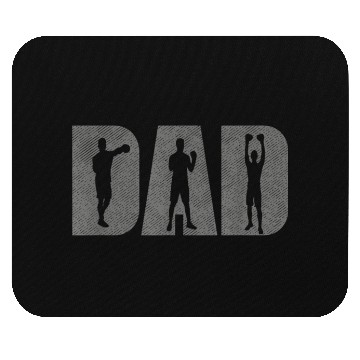 Discover Dad Boxer Fathers Day Boxing Lover Mouse Pads