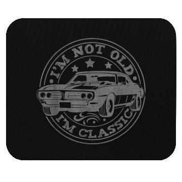 Discover Classic Car Birthday Graphic Mouse Pads