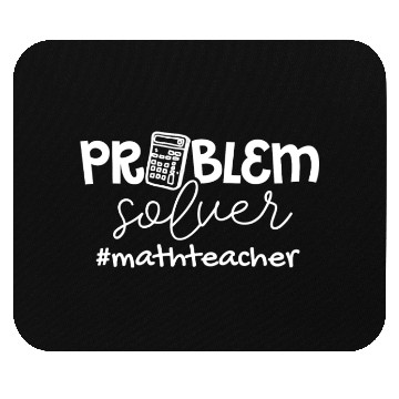 Discover Womens Problem Solver Math Teachers Women Gift Mouse Pads