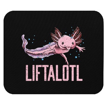Discover Liftalotl Workout Axolotl Gym Salamander Funny Wei Mouse Pads