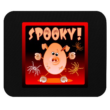 Discover HAPPY HALLOWEEN SPIDERS PIGLET Mouse Pads