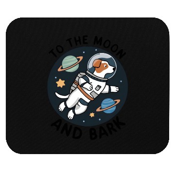 Discover Moon And Bark Mouse Pads