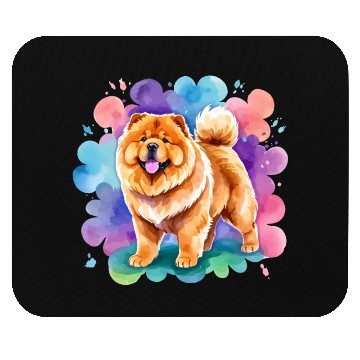 Discover Chow Chow Watercolor Mouse Pads