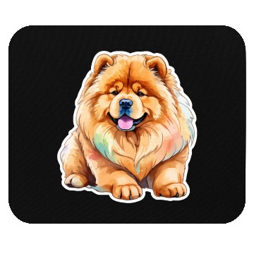 Discover Chow Chow Watercolor Mouse Pads