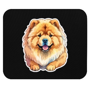 Discover Chow Chow Watercolor Mouse Pads