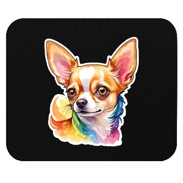 Discover Chihuahua Watercolor Mouse Pads