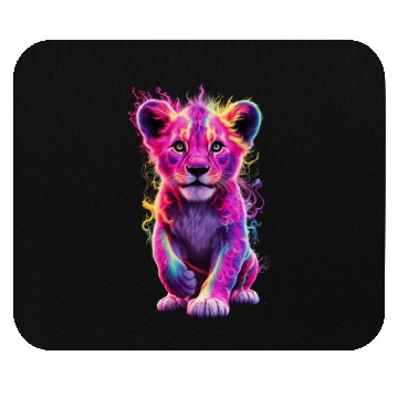 Discover Adorable Lion Cub design, Mouse Pads