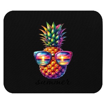 Discover SUMMER PINEAPPLE SUNGLASSES Mouse Pads