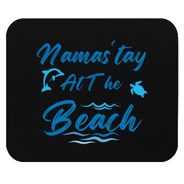 Discover Summer, Beach, Yoga Mouse Pads