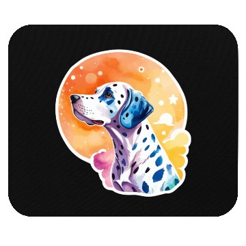 Discover Dalmatian Dog Watercolor Mouse Pads