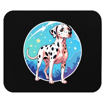 Discover Dalmatian Dog Watercolor Mouse Pads