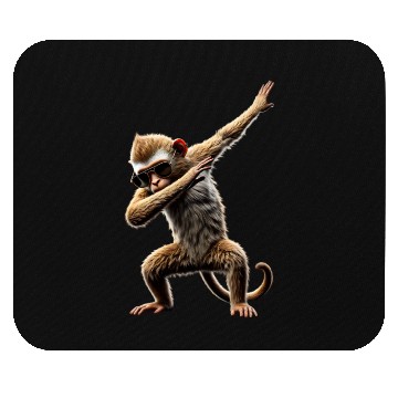 Discover Funny Dabbing Monkey Animal Lover Monkeys Dab Mouse Pads