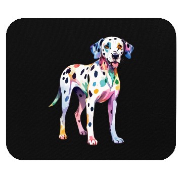 Discover Dalmatian Dog Watercolor Mouse Pads