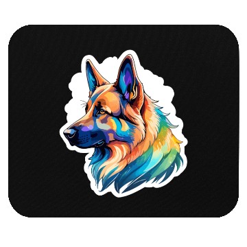 Discover German Shepherd Watercolor Mouse Pads
