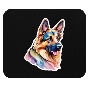 Discover German Shepherd Watercolor Mouse Pads
