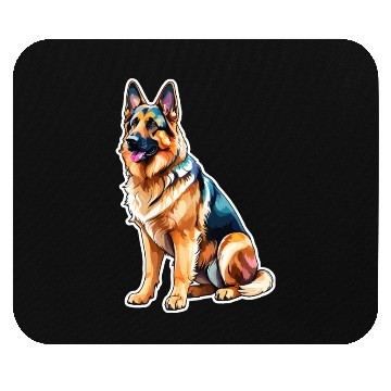 Discover German Shepherd Watercolor Mouse Pads
