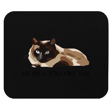 Discover My bff looks like this (cat) Mouse Pads