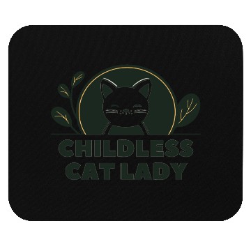 Discover childless cat lady Mouse Pads