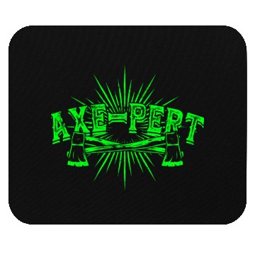 Discover Lumberjack Axe-pert Mouse Pads