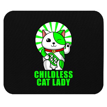 Discover childless cat lady Mouse Pads