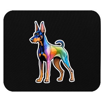 Discover Dobermann Watercolor Mouse Pads