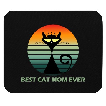 Discover Best cat mom ever Pets cute Funny lovely cat Mouse Pads