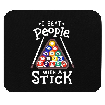 Discover Billiards Pool Player Mouse Pads