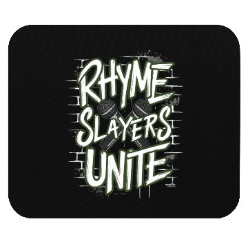 Discover Epic Lyrical Battle of the Titans: Hip Hop Rap Mouse Pads