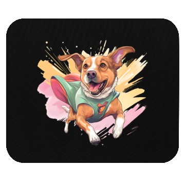 Discover Superhero Mutt Dog Mutt Lover Mouse Pads
