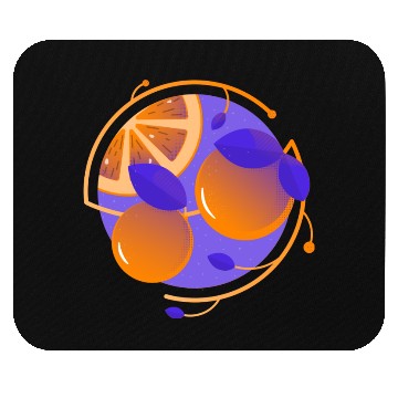 Discover Orange Fruit Mouse Pads