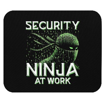 Discover Penetration Tester Security Ninja at work Mouse Pads