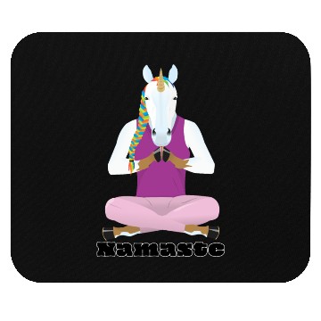 Discover Yoga Unicorn Mouse Pads
