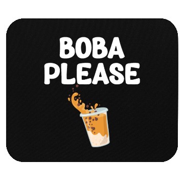 Discover Boba Please Tea Lover Bubble Japan K-pop Korean Mouse Pads