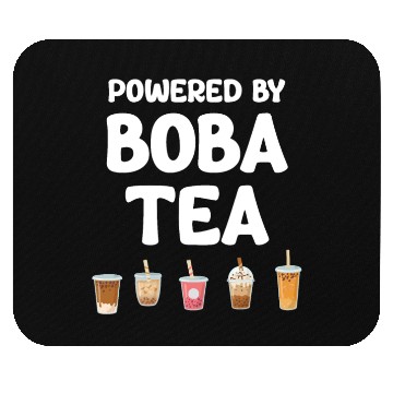 Discover Powered By Boba Tea Bubble Japan K-pop Korean Mouse Pads