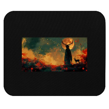 Discover Ronin Under The Rising Moon Mouse Pads