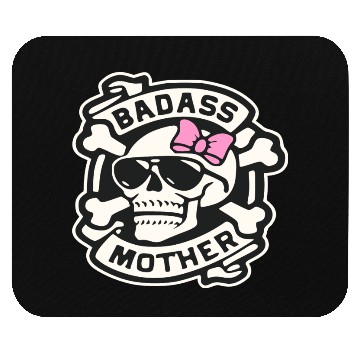 Discover Badass Mother Skull LIKE US ON FACEBOOK # Mouse Pads