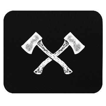 Discover Axe Thin Red Line US Flag Cool Firefighter USA Mouse Pads