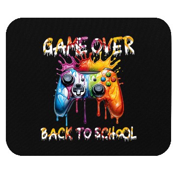Discover Back to School Game Over Controller Mouse Pads