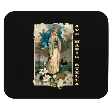 Discover Ave Maria Schubert Latin Mass Blessed Mother Mary Mouse Pads
