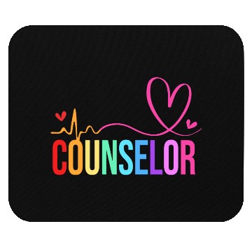 Discover Retro Counseling Awareness School Counselor Mouse Pads