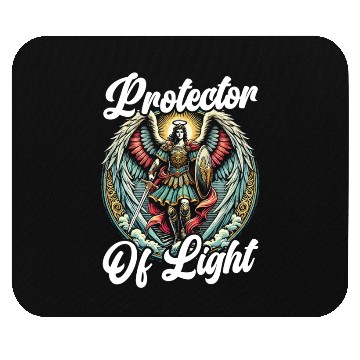 Discover Archangel Michael Catholic Christianity Angel Mouse Pads