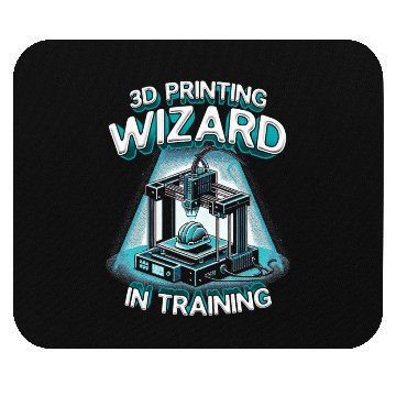 Discover 3D Print 3D Printing Wizard In Training Mouse Pads