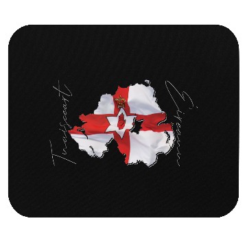 Discover Northern Ireland | Real Flag | Flag Map IR Mouse Pads