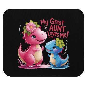 Discover My Great Aunt Loves Me Mouse Pads