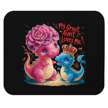 Discover My Great Aunt Loves Me Mouse Pads
